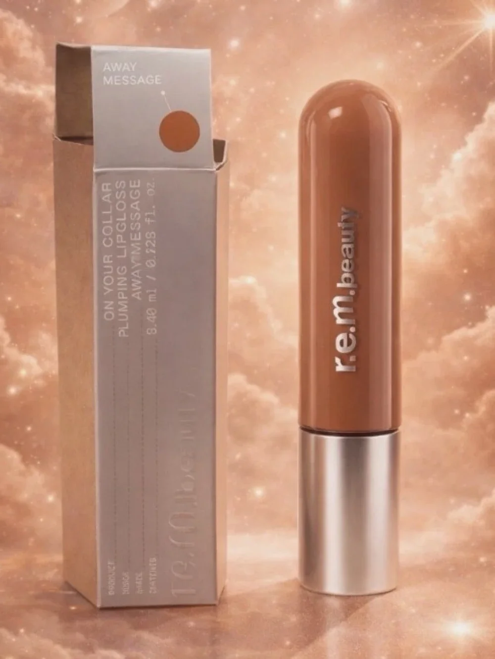 2× R.e.m. Beauty On Your Collar Lip Plumping Gloss In Away Message BNIB